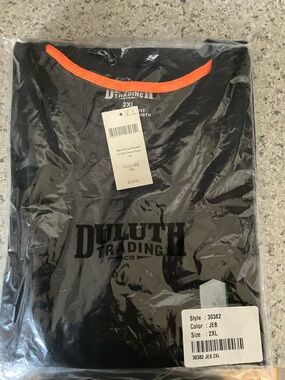 Men’s Duluth Trading 40 Grit Pocket Tee - Standard Fit - SS - Jet Black - 2XL